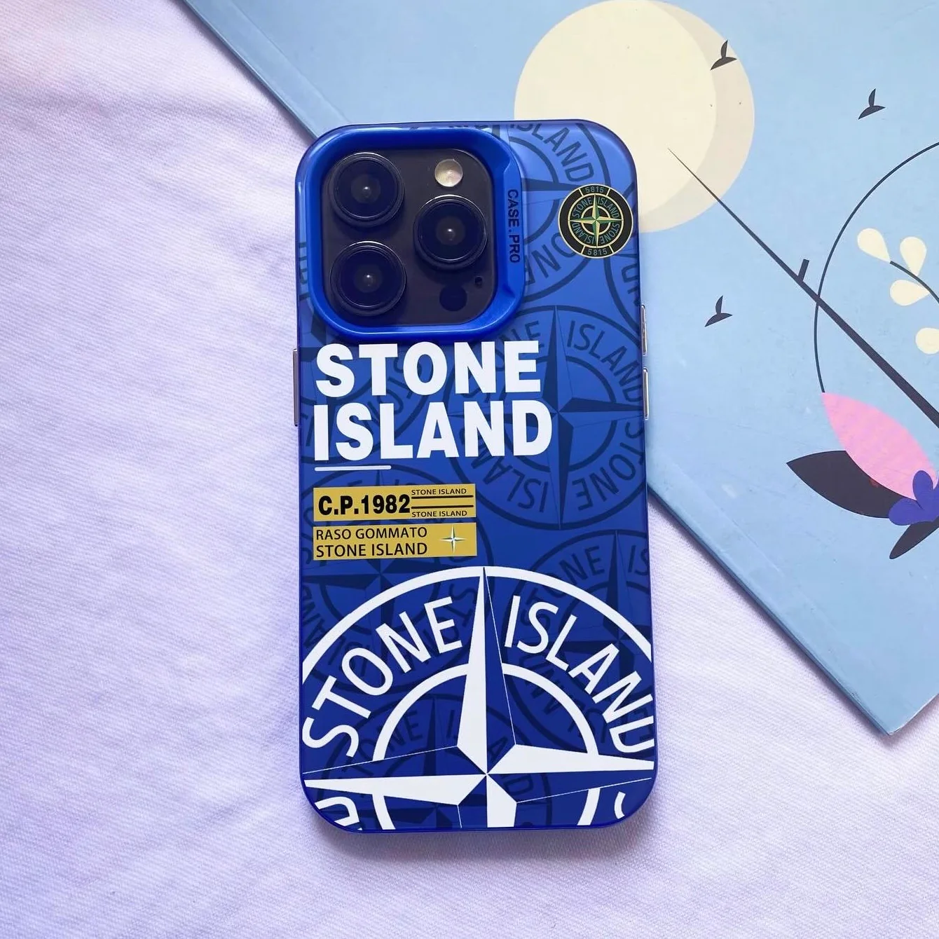 Coque Stone Island - Bleu
